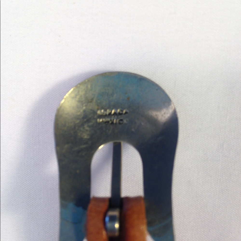 Vintage Pink Suede and Tan Leather Shoulder Bag - Picture 3 of 3